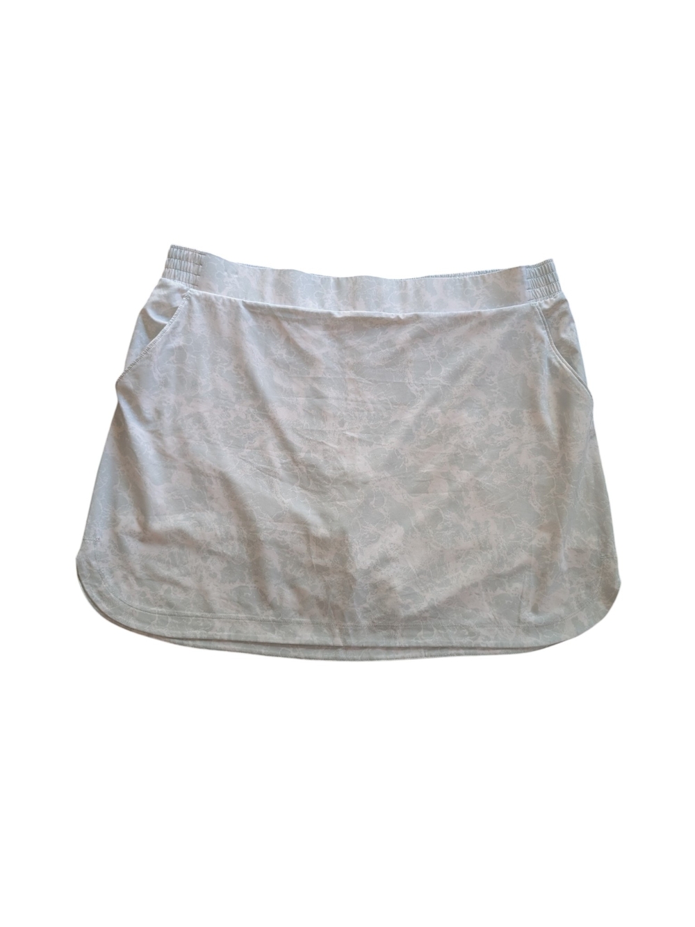 CALIA Athletic Skort Light Blue Floral Mesh Short Liner Pockets